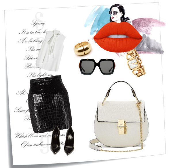 The old black. Outfit with Nika.😍❤️😘
Get it now at milanshandbags.com/collections/ge…