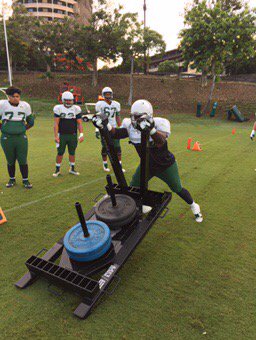 Mahalo to LB @OLineWorld65 this new Sled is Da truth! #bumbaiUlearn 🤙🏽