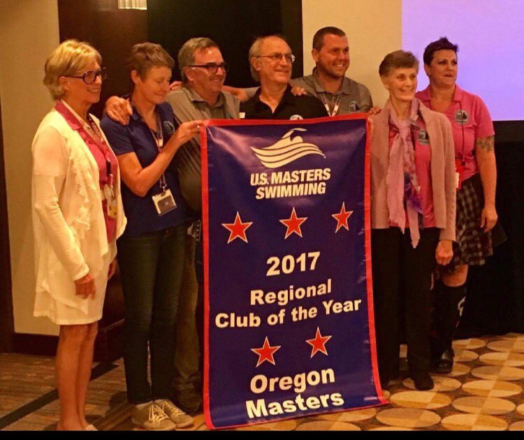OregonMasters's tweet image. U. S. Masters Swimming Regional Club of the Year!!! @MastersSwimming #USAS2017 @TimWaud