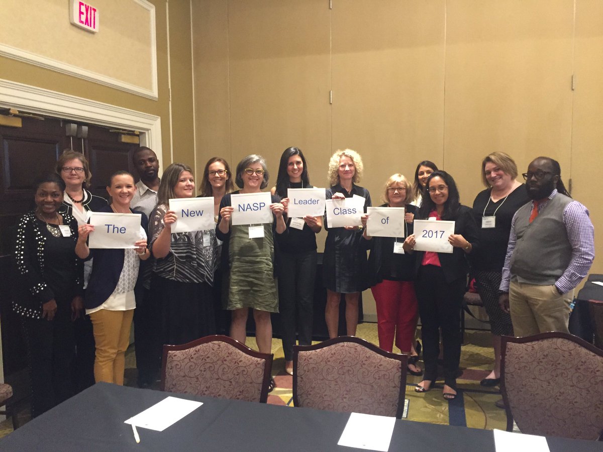 BeccaComiz's tweet photo. Honored to be in the company of incredible school psychologists/new NASP leaders! #NLT2017 https://t.co/T407SF9zMi
