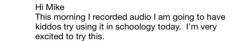 MikeMunski's tweet photo. I enjoy receiving @schoology messages like this! @GatesChiliMS #gcspartantech #GCPride https://t.co/9NgdfaiZC3