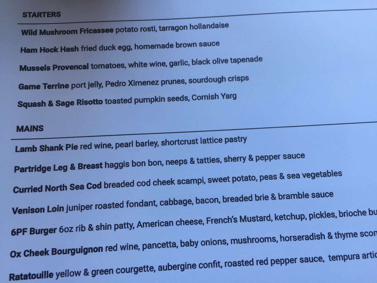 SixPoorFolk's tweet photo. NEW. MENU. LAUNCH. TONIGHT. 😝🙌🗣🍾🍽(in case you hadn't noticed, we're a little bit excited) #6PF #sixpoorfolk #newmenu #autumn #Knaresborough https://t.co/Ko2tpLpDHg