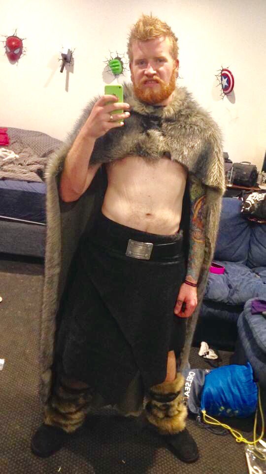 MooseknuckleAus's tweet photo. I've never done Halloween but I can do barbarian....that shits natural ππ€£
#gingerviking #scruffychase #beardedboysdoitbetter #thehuntsmen https://t.co/w3qzWLwruW