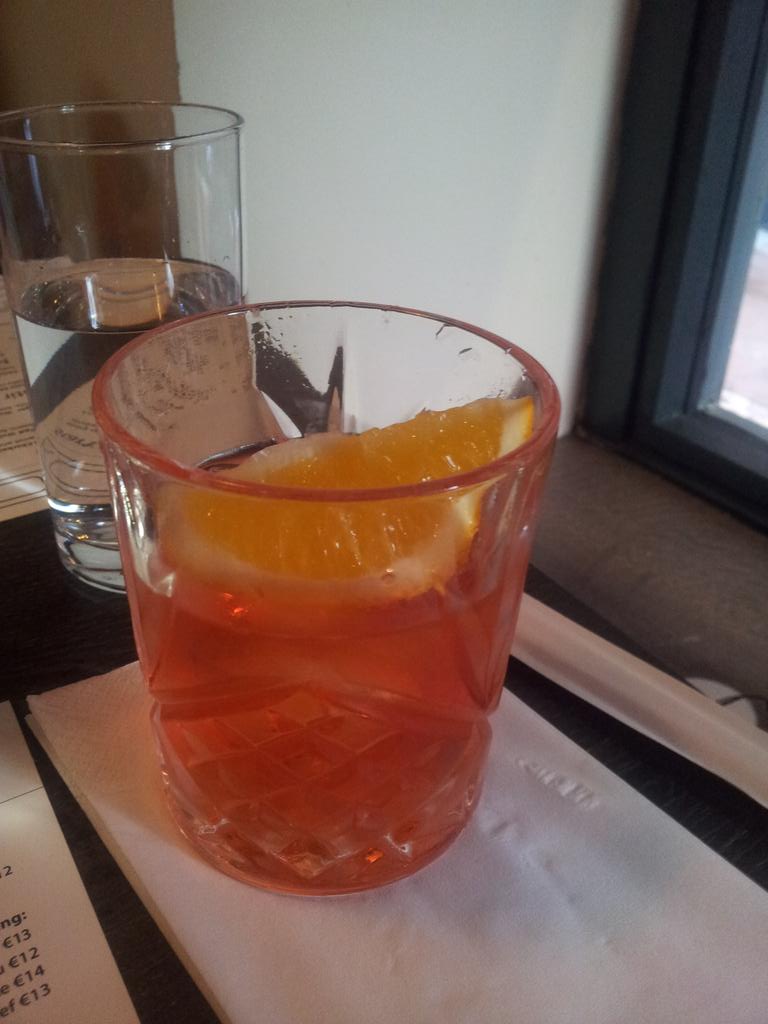 Settling in @KotoCork with a Negroni