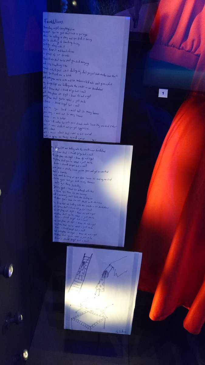 MatthewRimmer's tweet photo. @thebme Something special about seeing song lyrics handwritten by artists. #BritishMusicExperience #TheBME #BME @katenash @coldplay @adele @oasis https://t.co/EWEiyKfvXa