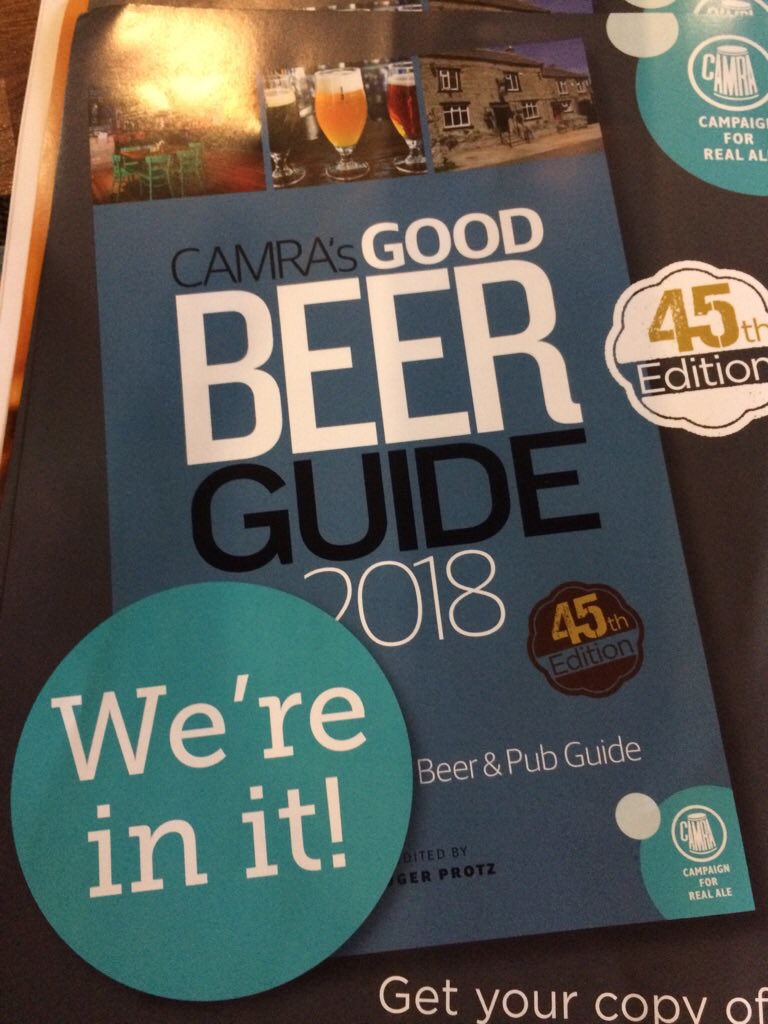 TheBoathouseFal's tweet photo. Oh yes we are! 🍻 #CAMRA #GoodBeerGuide2018 #ale #beer #bestofbritish #Cornwall #Falmouth #localpub #localales https://t.co/RN5WNwVqKX