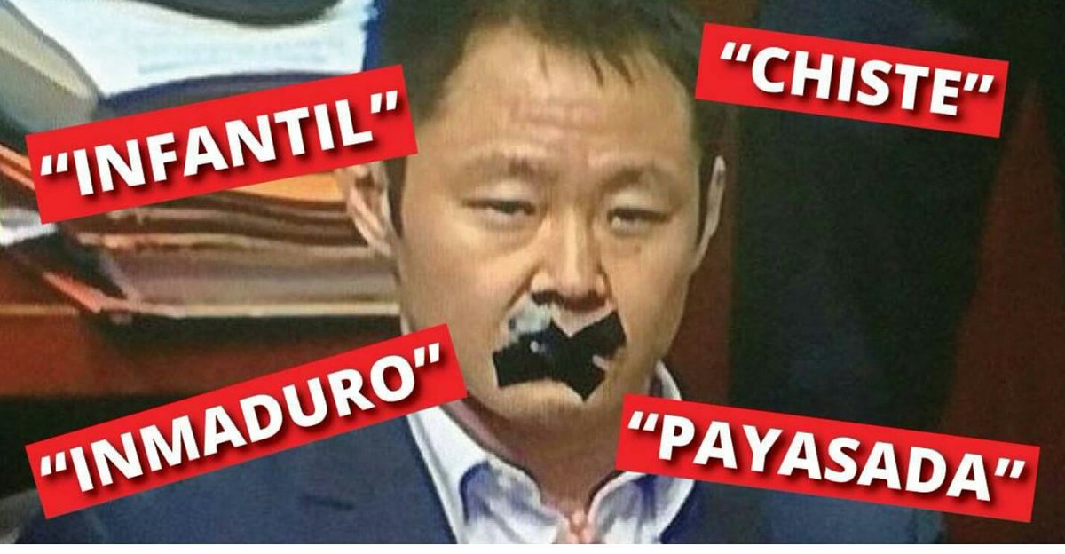 Ay #KenjiFujimori, bueno solo haces lo que realmente sabes.. "NADA" y ser mantenido por el pais.