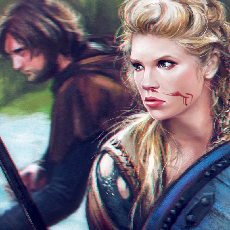 Porunn_Lothbrok's tweet image. My #FanArtFriday Is my bad ass mothers @LagerthaTheTrue &amp;amp; @ShieldMaidenL 😙😗