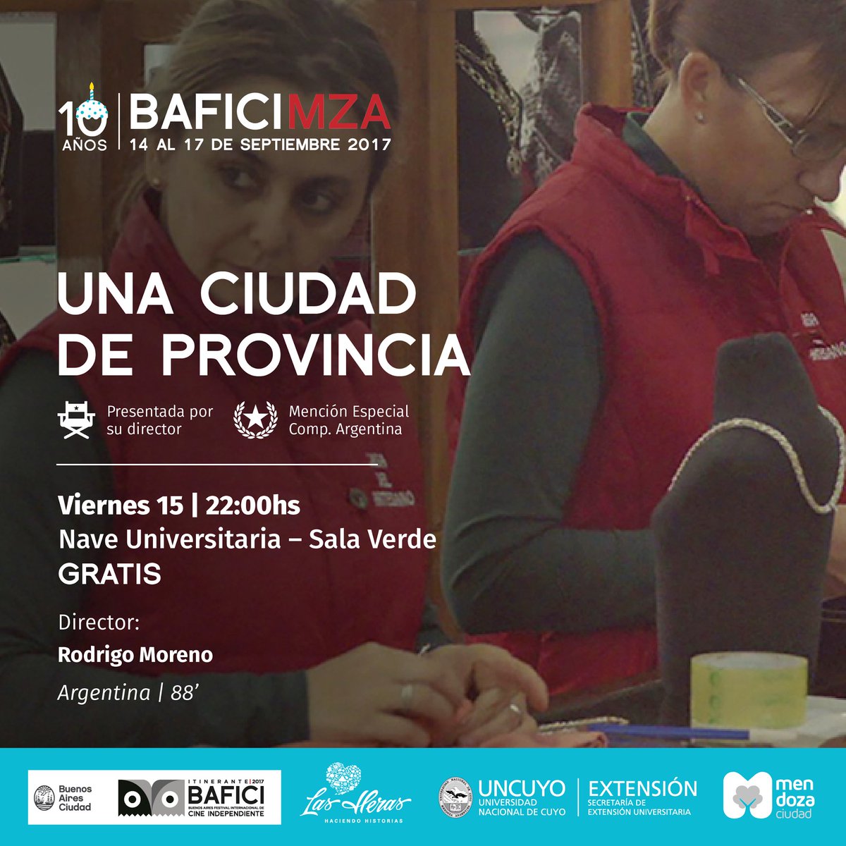 #DestacadasBaficiMza para hoy 👊🏽 llega <a href="/doctormoren/">rodrigo moreno 💚</a> a la @NaveUNCUYO y @MatiasMarmorato a <a href="/salamalvinasarg/">Sala Malvinas Arg.</a> + #CineMendocino con EL TÚNEL