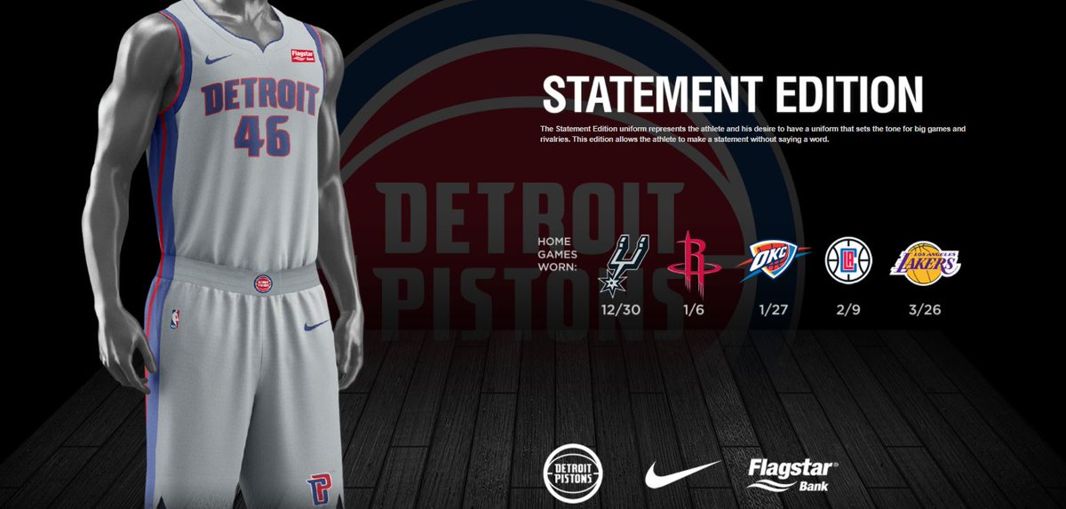 pistons new jerseys 2018