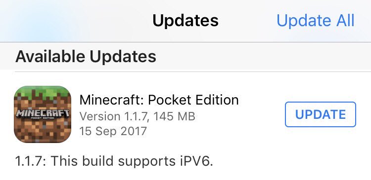 Minecraft News on X: #MCPE 1.1.7 is out for iOS players on the