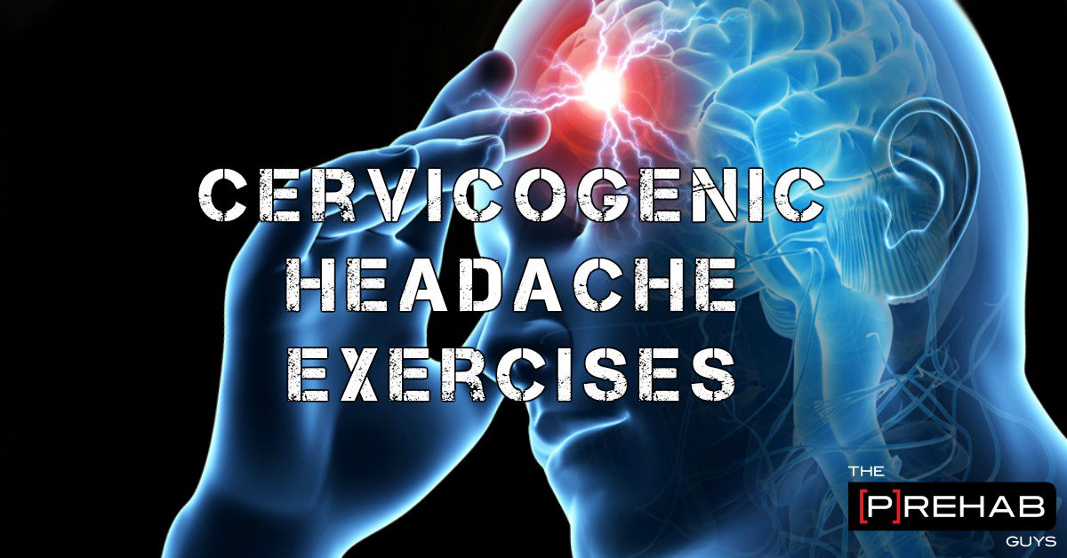 Ask your physiotherapist about these exercises to help with headaches coming from your neck! 
theprehabguys.com/cervicogenic-h…