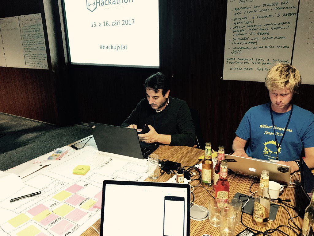 csas_devs's tweet photo. We've setup the very best team for the first czech governmental hackathon feat. @JanSechovec @PavelMichalik or @JakubDubrovsky #hackujstat https://t.co/ZA3XCAx25v