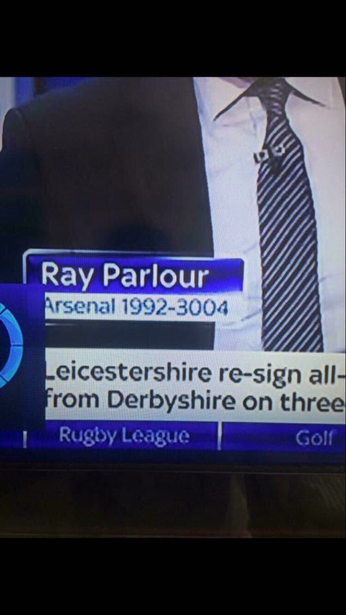 tom_cardus's tweet photo. I said I've been to the year 3000 not much has changed but I did see Ray parlour https://t.co/R5uwjAMlUy