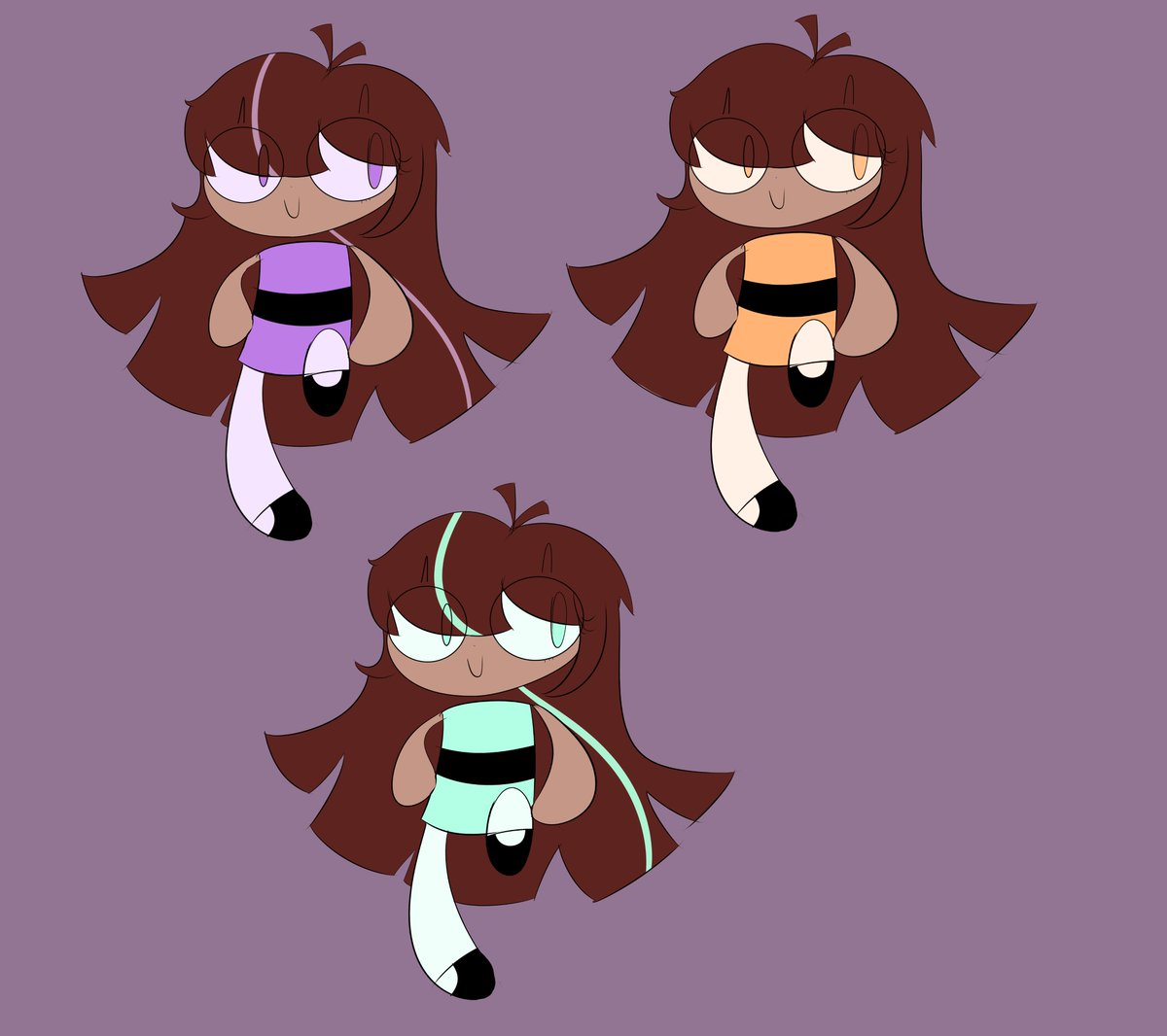 WeekyFrog's tweet photo. So,I decided to draw a “fixed” color palletes of Bliss that I did today.
#powerpuffgirls #ppgreboot #PowerpuffTheWorld https://t.co/We8hvQ3BbK