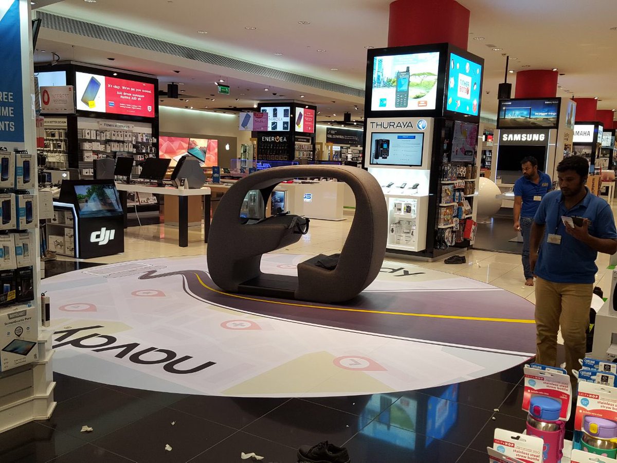 navdyInc's tweet photo. Pretty great setup at @VirginMENA in Dubai. You definitely can't miss us! https://t.co/raYU9EMnya