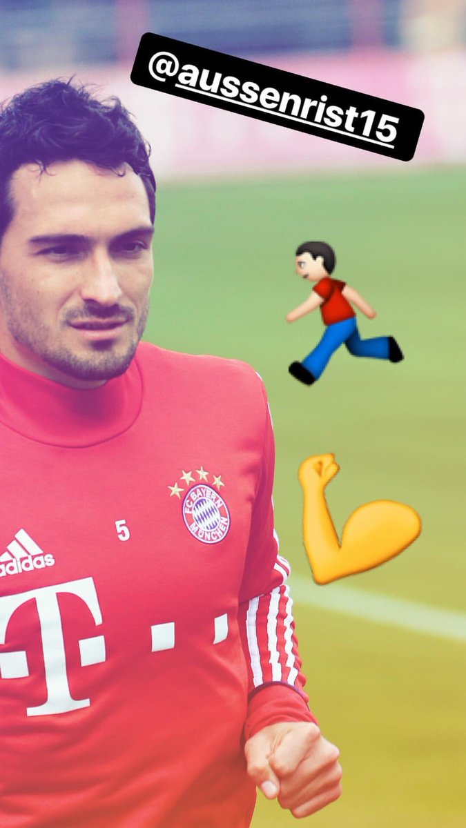 TheBestofMH15's tweet photo. From #FCBayern insta story #MatsHummels #TheBestCB #TheBestAlways #Humme1s #Hummels #Hummel5 👏💪#️⃣5️⃣ https://t.co/fpmbnlBLO9