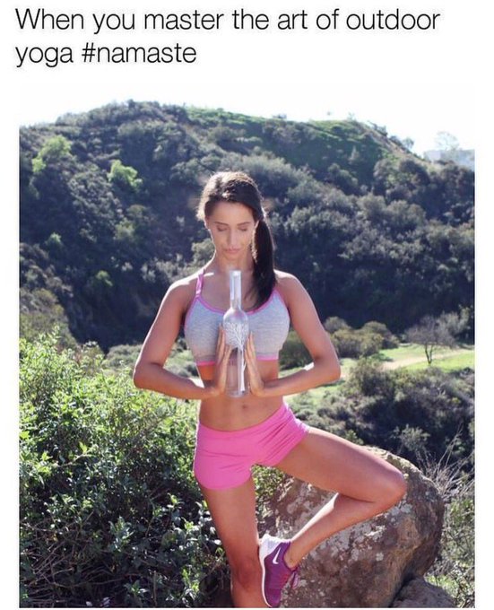 Friday vibes 😂😂 What are your weekend plans?? 💜@belvederevodka #namaste #memes https://t.co/nYlc618I<a href="/tag/namaste"class="tags"><span>#namaste</span></a><a href="/tag/memes"class="tags"><span>#memes</span></a>