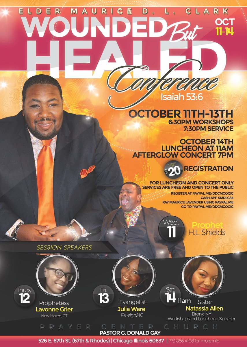 bishopmdclark84's tweet photo. Join us in less than a month https://t.co/7w9cpksn1a