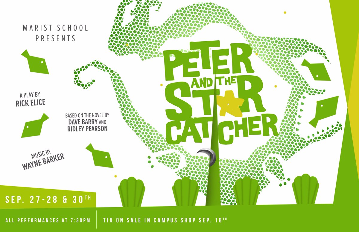 MaristMAG's tweet photo. Fall Play- Peter and the Starcatcher
Tickets go on sale September 18th at the Campus Store https://t.co/3P4l8T1Jhx