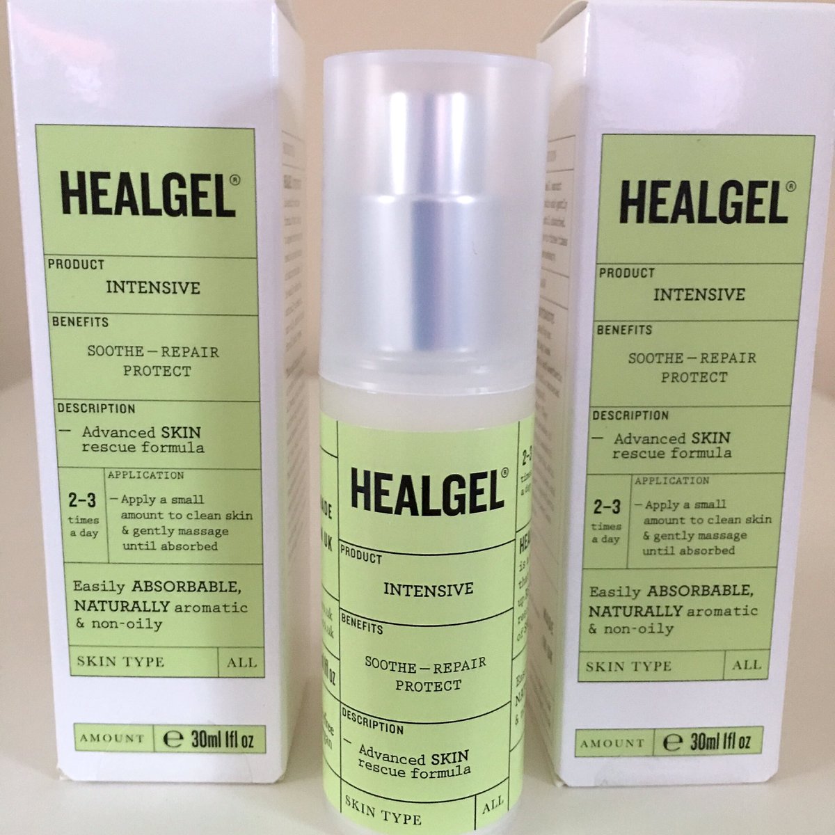 I'm never without bottles of <a href="/HEALGEL/">HEALGEL</a> Intensive, in my home for myself /my family also in my pro kit - it soothes &amp; regerates skin 👌🏻