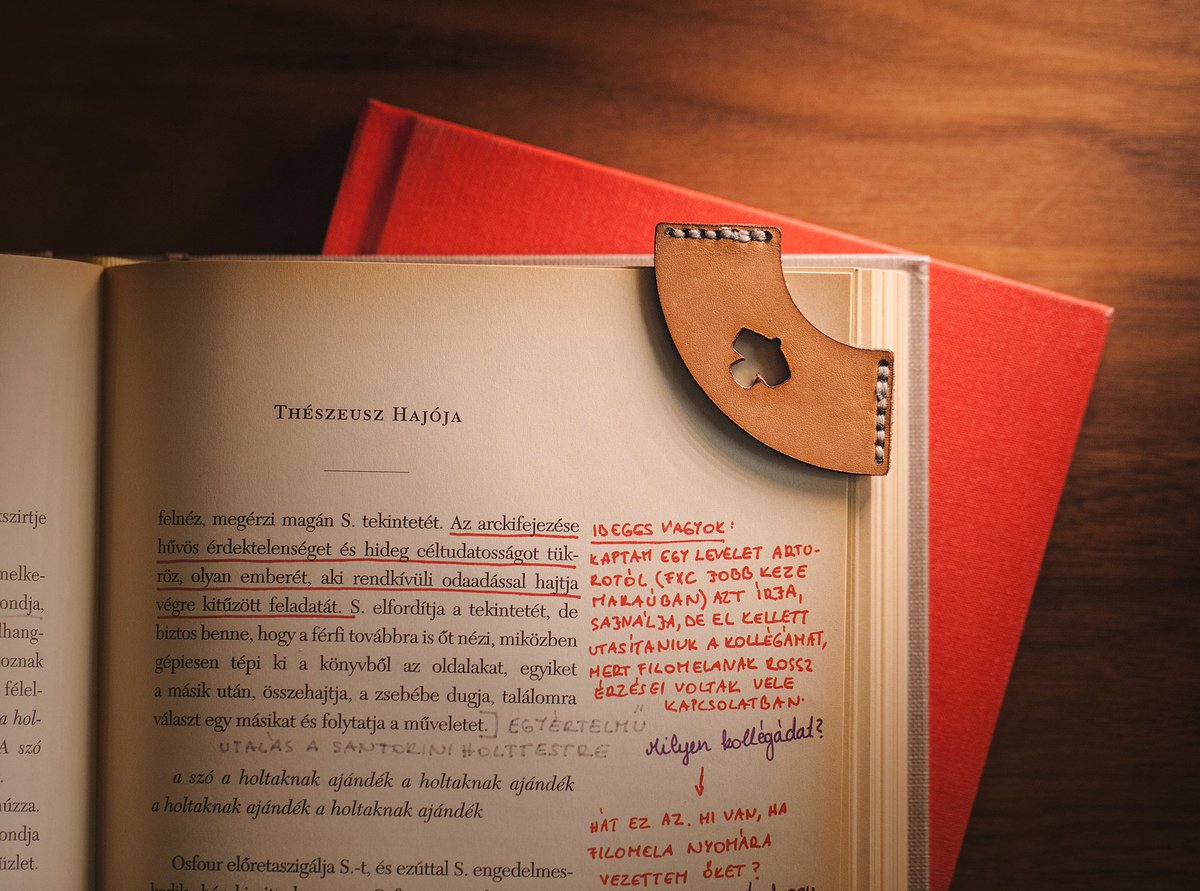 RT for a chance to win a leather bookmark - laser cut &amp; hand-sewn at the Bad Robot Workshop!