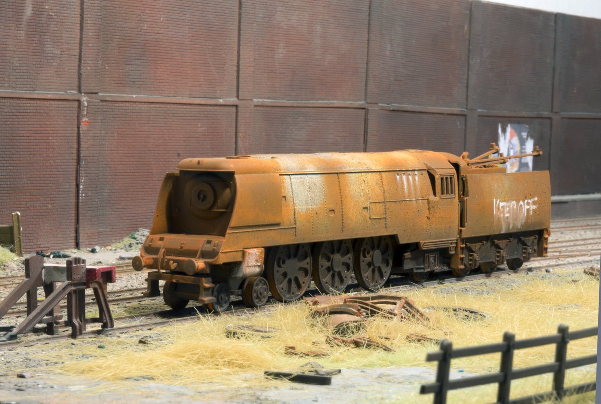 Halden Yard OO gauge #scrapyardloco Southern Region BOB #loco for sale, heavily rusted and weathered halden-yard.co.uk  #rustyrailyard