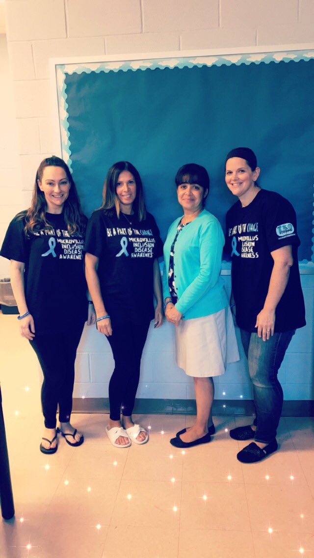 Best colleagues ever! We raised over $500! #MVIDAwareness #TKOStrong