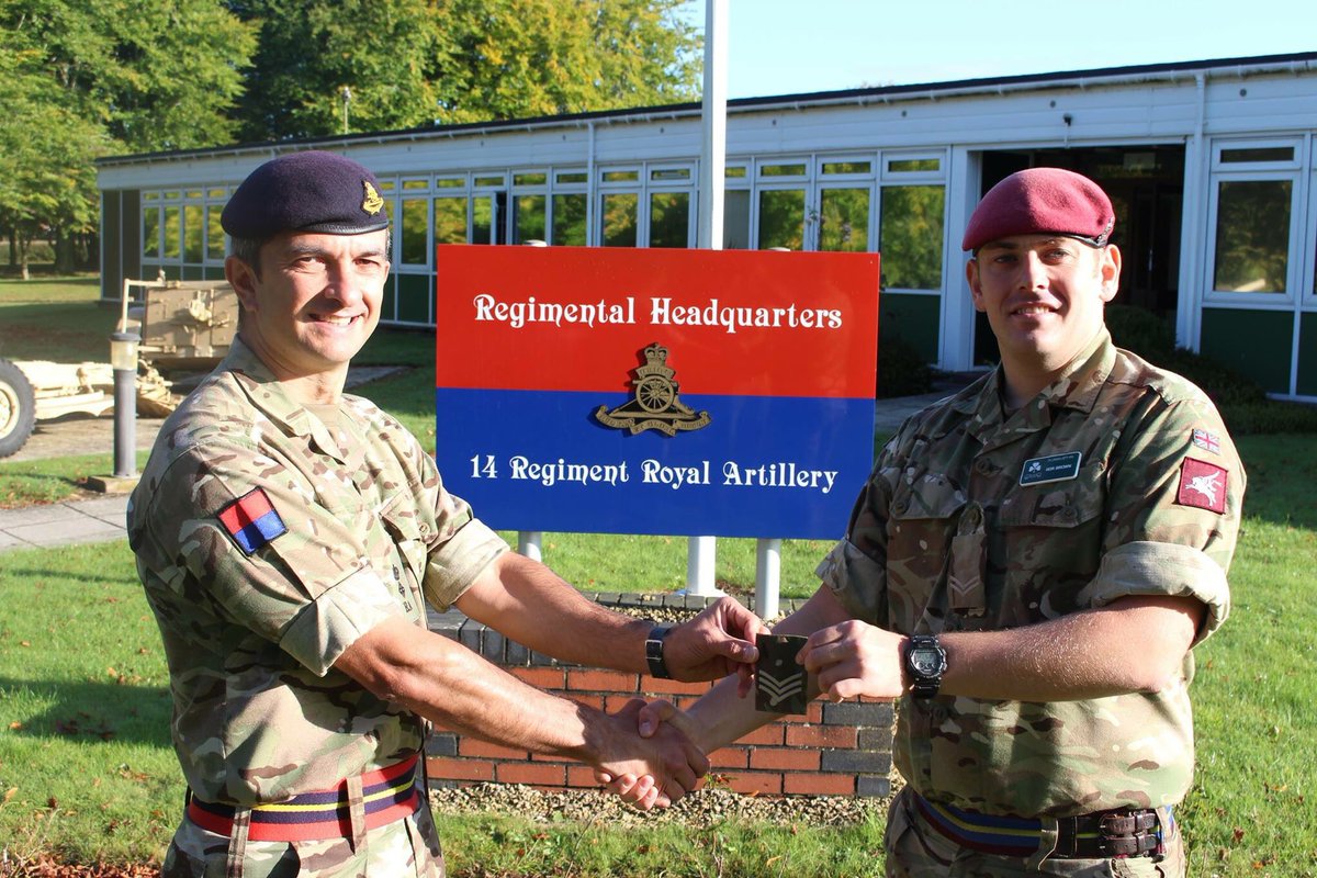 psm_73's tweet photo. Cracking addition to the Sgts' Mess-well done Sgt Brown #topinstructor #brightfuture @ArtilleryRoyal @RASgtMaj @ARTDSgtMajor @ArmySgtMajor https://t.co/Thrle02I3w