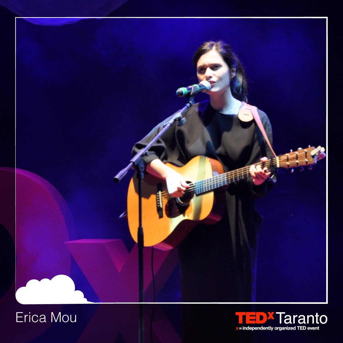 Chiude la prima edizione del #TEDxTaranto <a href="/ericamou/">Erica Mou</a> #WeAreinPuglia