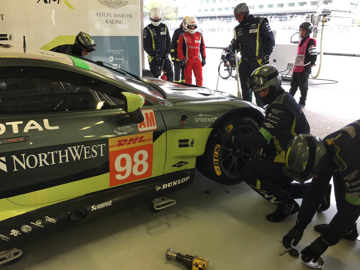 Pole position in GTEAm for #98 In #6hCOTA tomorrow! Go #TeamAMR.