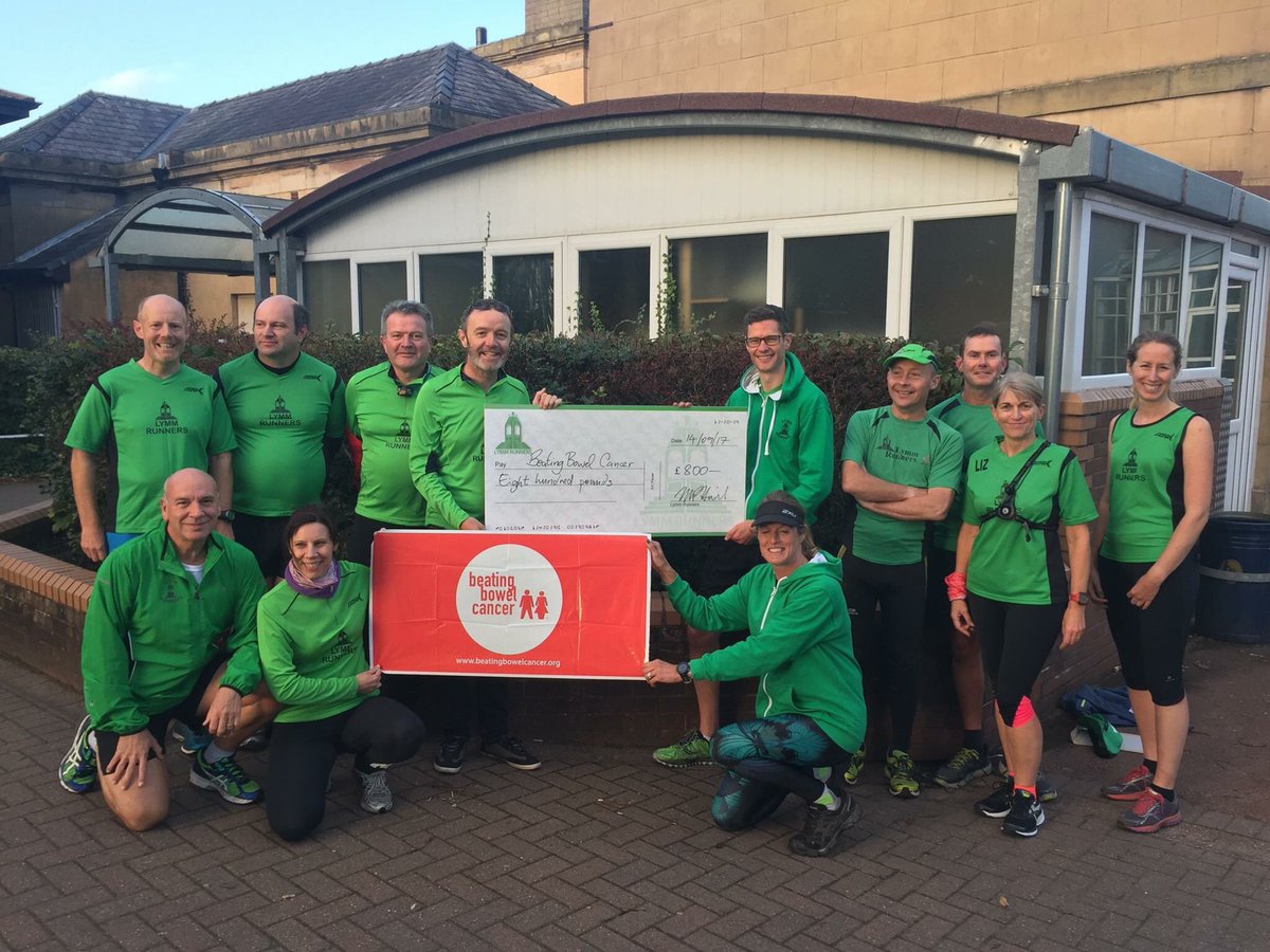 Donating £1,600 from our Trail Races split between #beatingbowelcancer and #thechristie in memory of team mate Sophie Womack