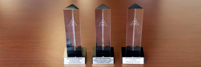 Ouachita's tweet photo. Ouachita Communications staff earns 3 Prism Awards at ARcom Awards, including marketing, magazine &amp; social media. https://t.co/TtmlFWJzsT https://t.co/WvCUKlEkd8