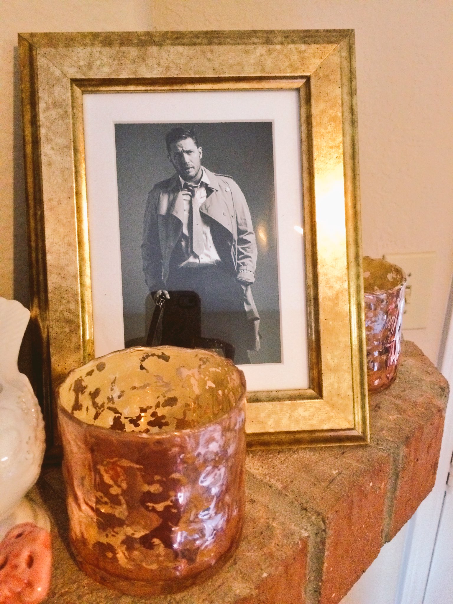 Happy 40th birthday to Tom Hardy, namesake of the Altar to Hot Dads on my mantle. 