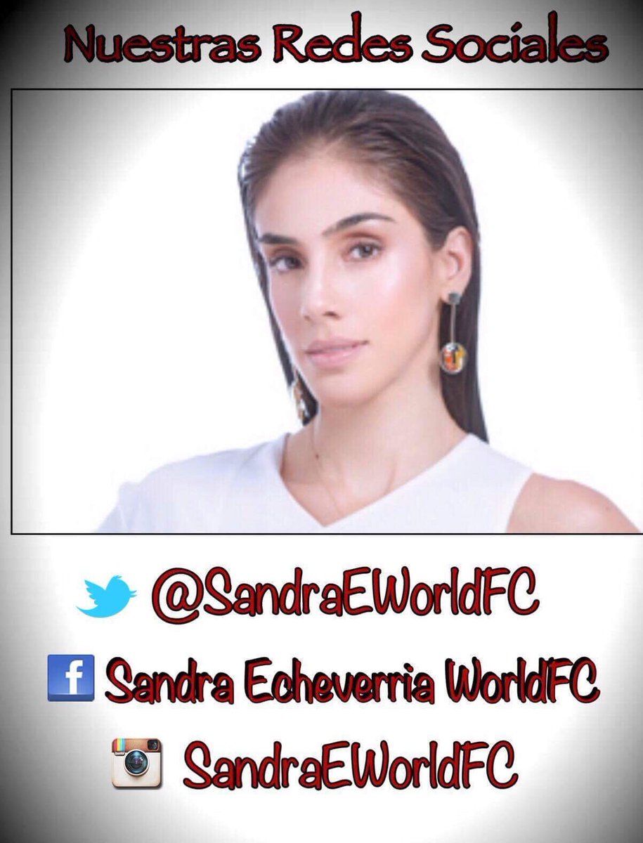 SandraEWorldFC's tweet photo. Ya nos puedes seguir en todas nuestras Redes Sociales-- #FanClubOficialDeSandraEcheverria @sandraecheverr Sandra Echeverría #SandraEWorldFC https://t.co/kNujsW8ljb