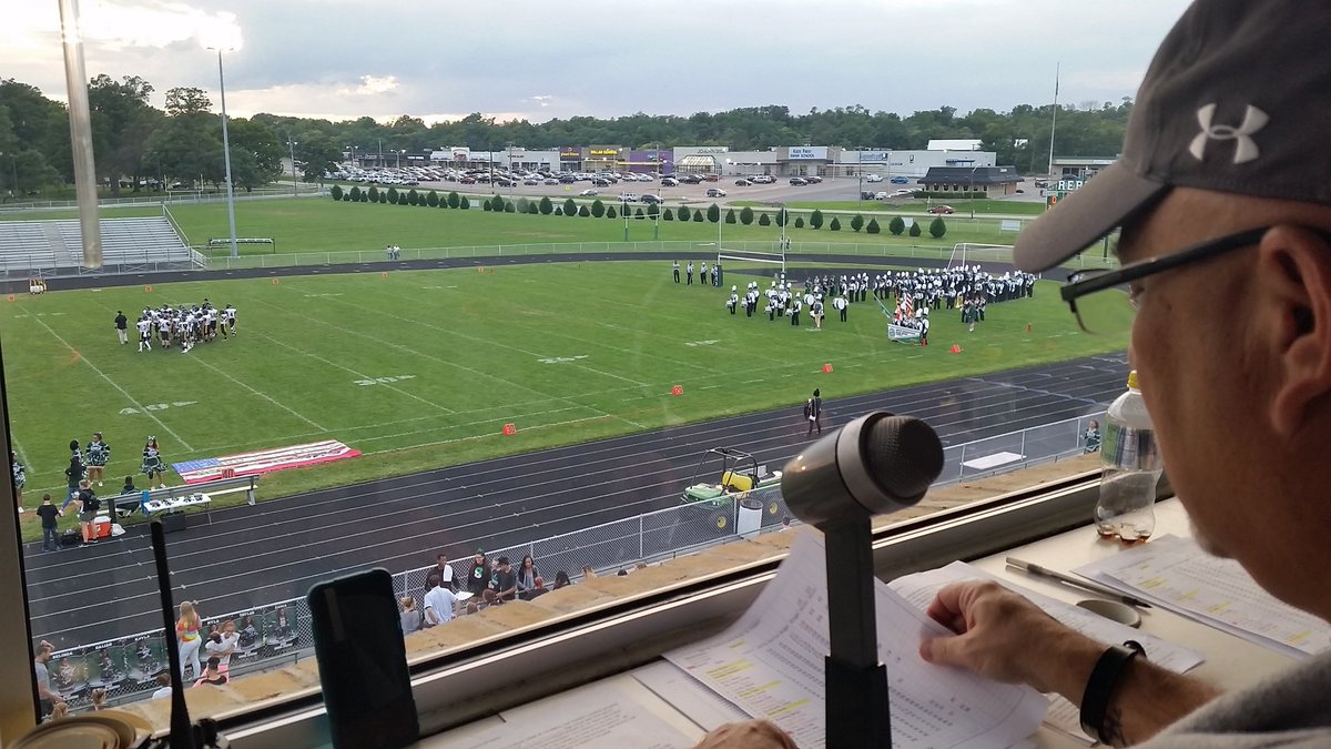 Kickoff in 10min at School Stadium...South High v South Carroll. Pressbox view <a href="/hmmediasports/">Herald-Mail Sports</a>