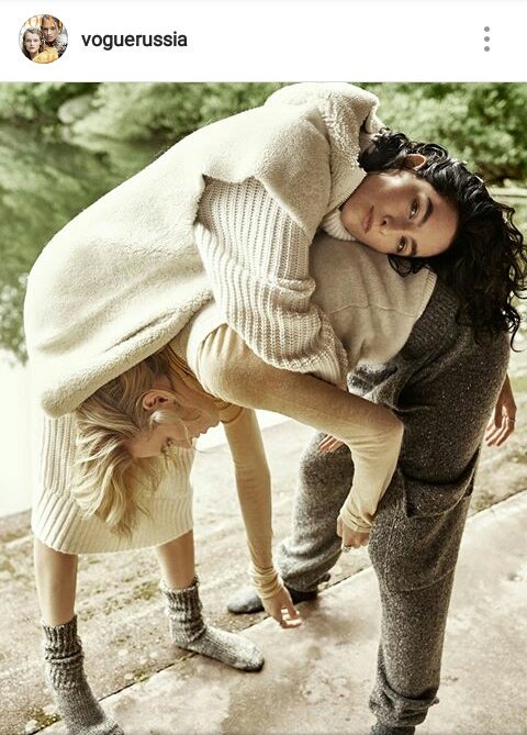 UPDATE: From <a href="/VOGUERussia/">VOGUE RUSSIA</a> 💚 <a href="/heatherkemesky/">heather kemesky</a> &amp; @ErikaLinder 💚

It's so cute that they're working together 😍💚