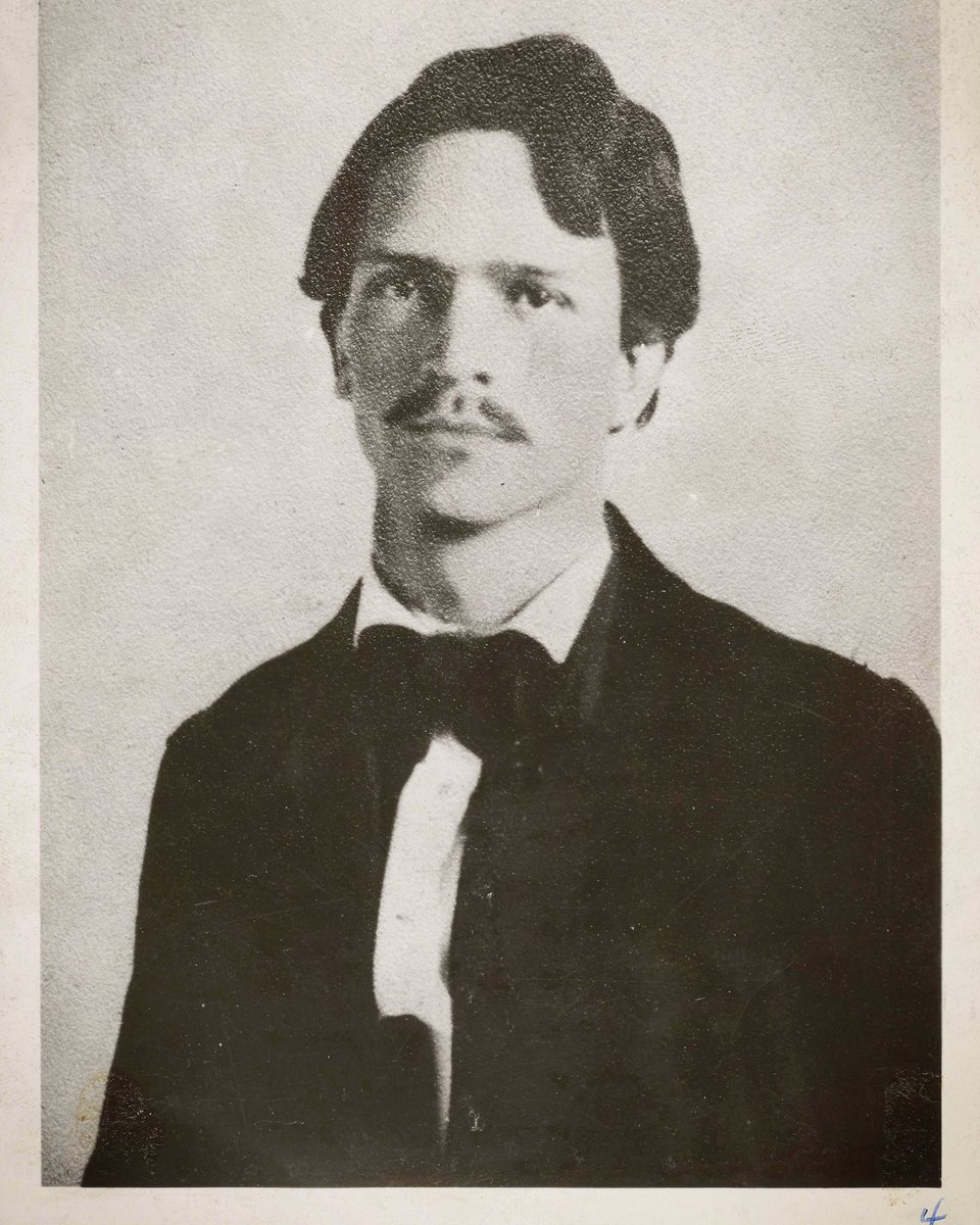 The original photograph portrait of Abner Edwin Patton we've seen so widely reproduced. Born yesterday September 14th, 1854. ΦA!