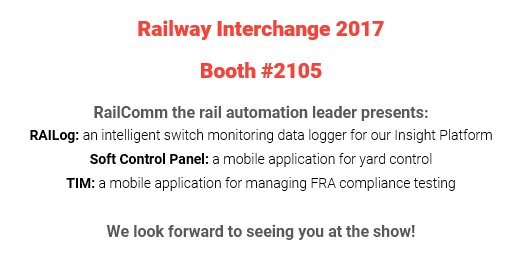TracsisUs's tweet image. Come see our new products at #RailwayInterchange 
TIM Forms, RAILog &amp;amp; Soft Control Panel #MobileApps
Booth 2105 @RailwyInterchg #RailComm