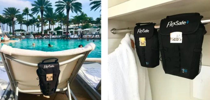 Indiegogo's tweet photo. .@AquaVault invented a theft-proof bag with slash resistant fabric and a motion sensor alarm system: https://t.co/0le153R3Kc #SecretPerks https://t.co/6d9cJlJUBh
