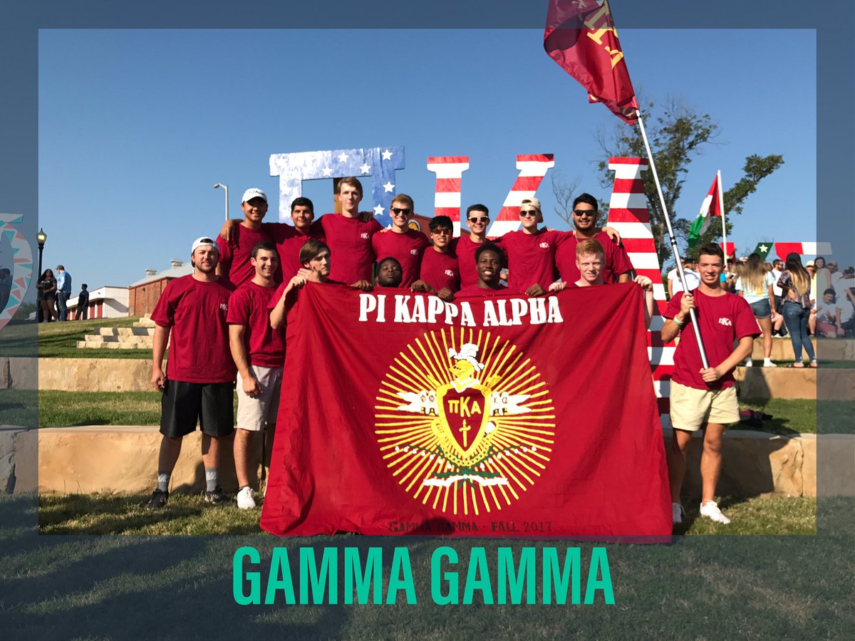TAMUCPIKES's tweet photo. Introducing the fall 2017 pledge class, Gamma Gamma #MostBestMen #PIKES https://t.co/0XeLQmca76