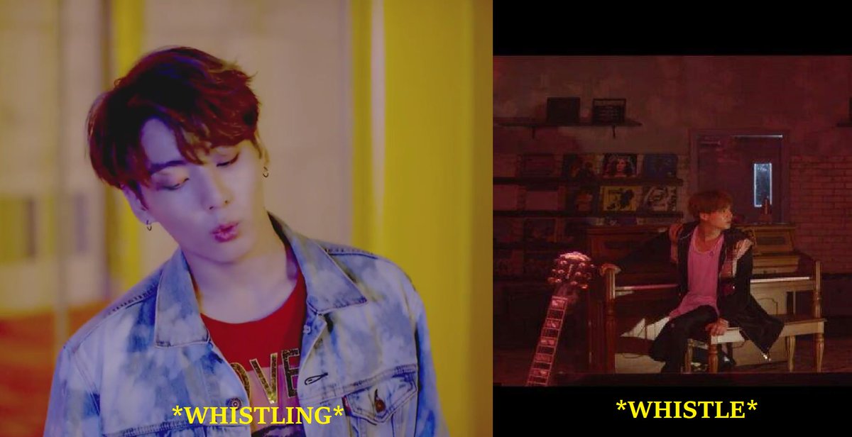 Sasek0's tweet photo. JK,u been whistling 4a long time...😗*Whistle*😗
@BTS_twt #BTSDNATeaser #BTSALBUM2DAYS #LOVE_YOURSELF承_Her #SugaKookie #BTSBegin #BTSFirstLove https://t.co/l1HiX4WfPq