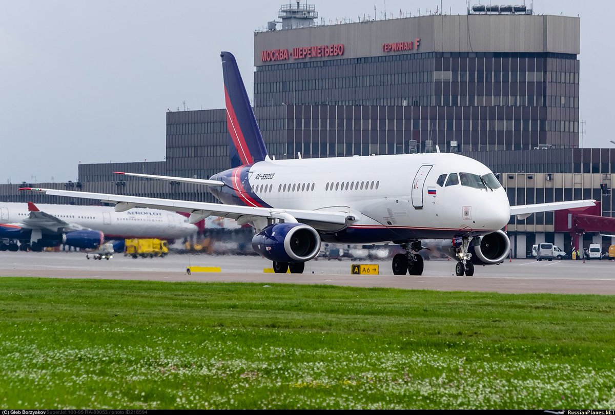 SJet_'s tweet photo. Sukhoi #Superjet #SSJ100 а/к #Русджет на рулении в #Шереметьево | #RusJet #SSJ100 VIP taxiing @ SVO https://t.co/CXw7wmLFpJ #avgeek #aviaton https://t.co/G4LjaPojyg