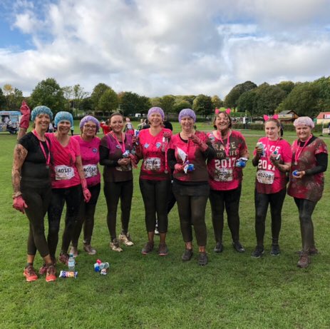 JustSewHelen's tweet image. Afternoon @Crafturday_ @CraftsmenLtd - busy morning today joined friends for @raceforlife #muddyrun  at #Sandwellvalley #cancersucks #cancersurvivor #thyroidcancer #inmemoryofmom #crafturday