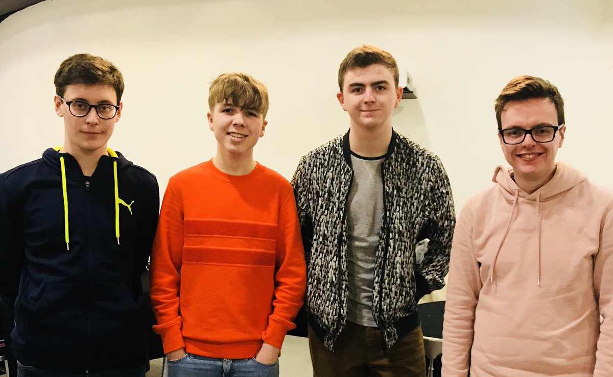 CoderScot's tweet image. Today 3 of our volunteers were previous participants (2012-2016). Great to see them giving back as mentors! All taller than Craig now.