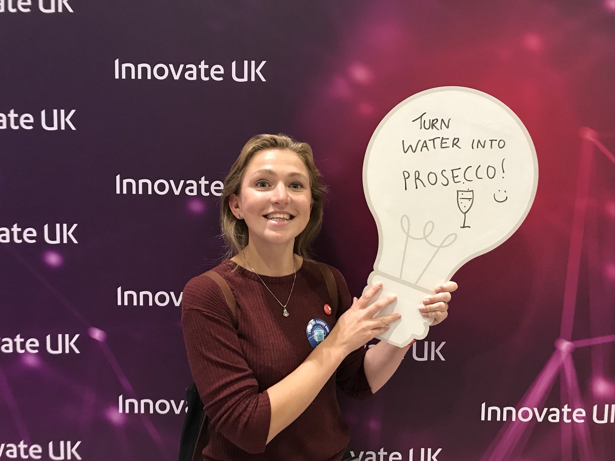 jimsealdriver's tweet photo. Turn water into prosseco! #innovateuk #NSLive https://t.co/fquYa3LbM4