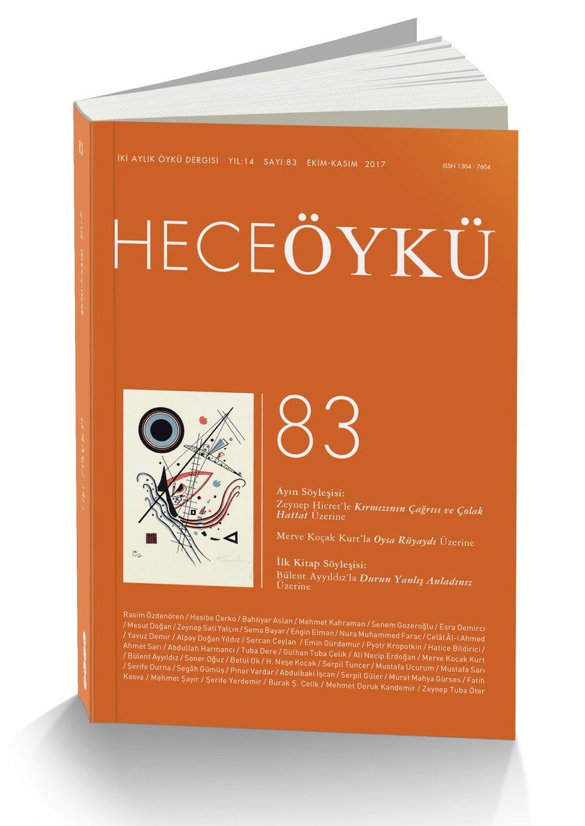 Heceöykü-83. sayımız Ekim-Kasım 2017