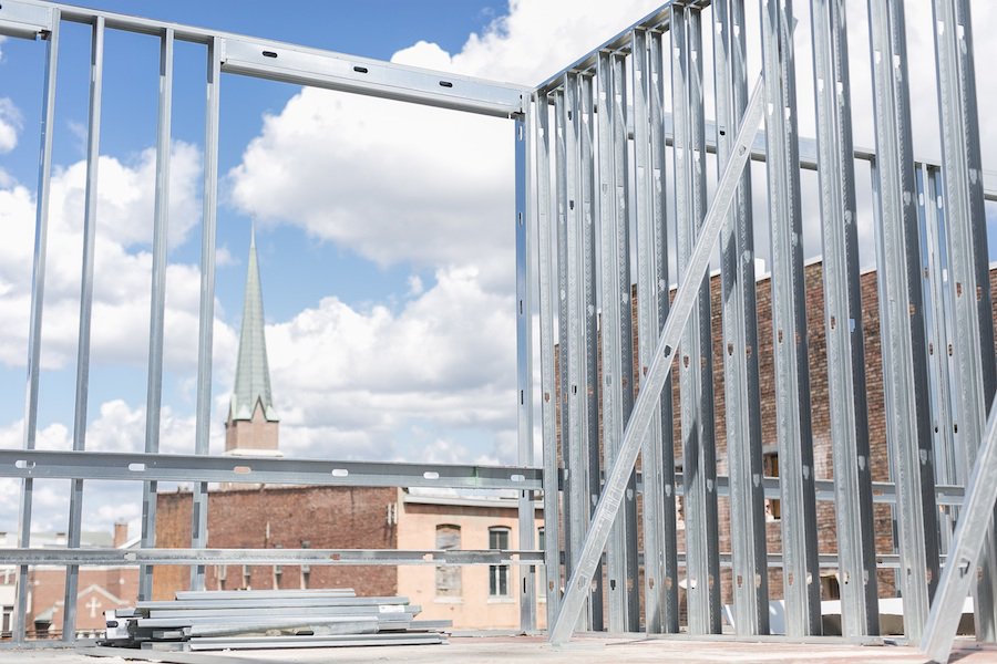 This might be taking the idea of "open concept" a little too far but we know it will be a great place to enjoy the view eventually. #SoDoBG