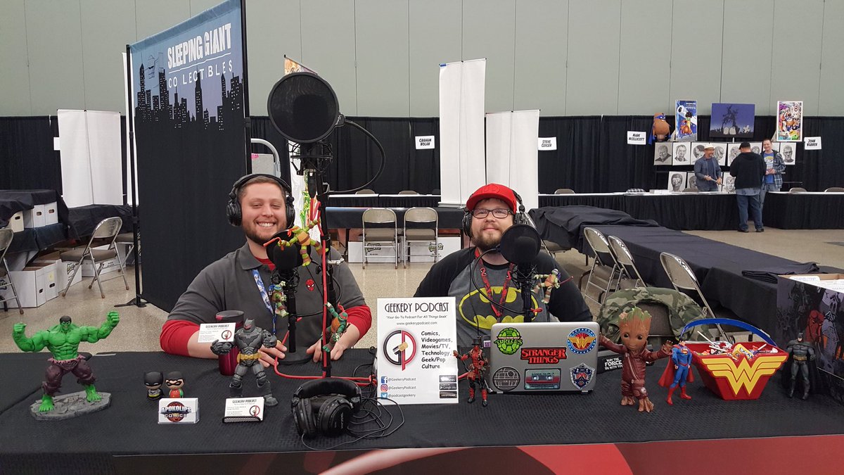 Check us out at #BuffaloComicon!. We're all set up to chat so come say hi!