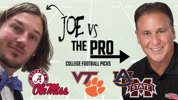aldotcom's tweet photo. This week on #JoevPro: Alabama and Auburn host friends from Mississippi and things could get ugly https://t.co/t0gwQmuiPg https://t.co/rg9sswaxsM
